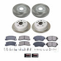Power Stop 92-96 Toyota Camry Front and Rear Semi-Coated Rotor Kit