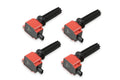 MSD Ignition Coil Ford Ecoboost 2.0L/2.3L L4 Red 4-Pack 2012-2019 Ford Ecoboost 2.0L/2.3L MSD Ignition