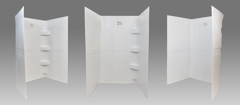 SHOWER WALL 30 X 36 X 66 WHITE