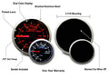 ProSport Boost Gauge Electrical w/Sender Amber/White 52mm Universal