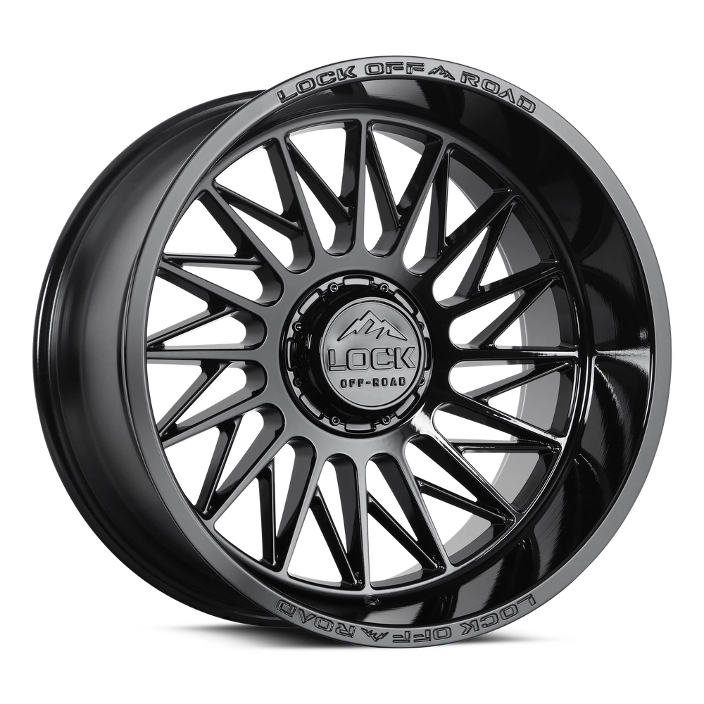 MATTE BLACK W GLOSS BLACK RING