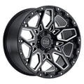 BRSHR 20X9.5 5X150 G-BLK-MILL 12MM