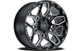 BRSHR 20X9.5 5X150 G-BLK-MILL 12MM