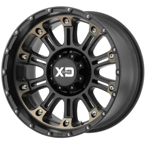 KMC Wheels black auto part