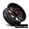 D780 18X7 4X156 G-BLK-MILL-OR 13MM