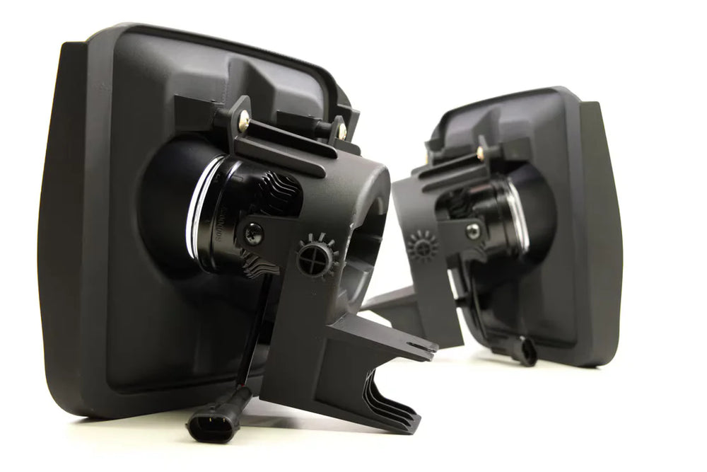 ~(2 lbs. 12X9X5)~ Morimoto XB LED Fogs: Type Ram Vertical (Set/Black)