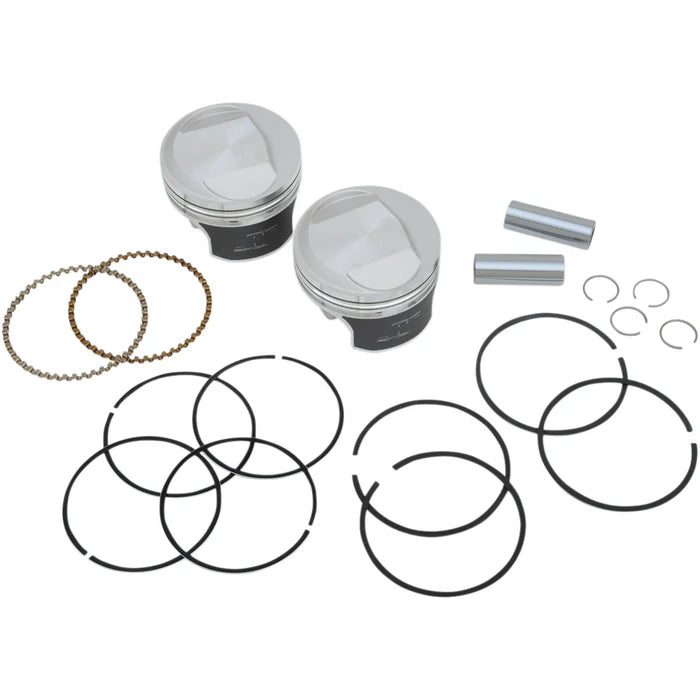 Wiseco Tracker Series Piston Kit, 3.528 IN Bore, 10:1 CR
