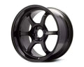 Advan R6 18x9.5 +25 5-112 Racing Titanium Black Wheel