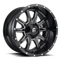 ~(43 lbs. 23X23X12)~ VANDAL 20x9 8x170.00 GLOSS BLACK MILLED (20 mm)