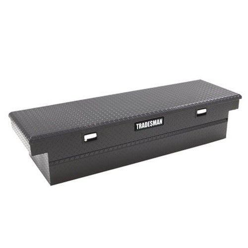 Tradesman Aluminum Single Lid Cross Bed Truck Tool Box (71in.) - Brite