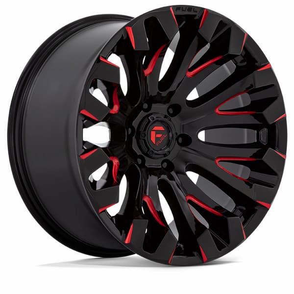 D829 20X10 5X5.0 G-BLK MILL-RD -18M
