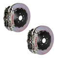 Brembo 14-20 F-Type S (Excl RWD) Fr GTR BBK 6Pist Billet 405x34 2pc Rotor Slotted Type1-Nickel