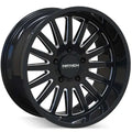 MAYHEM UTOPIA 8114 GLOSS BLACK MILLED 20X10 8-165.1 -19MM 125.2MM