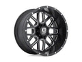 GRENADE 18X9 5X5.0 12MM SATIN BLACK MILLED