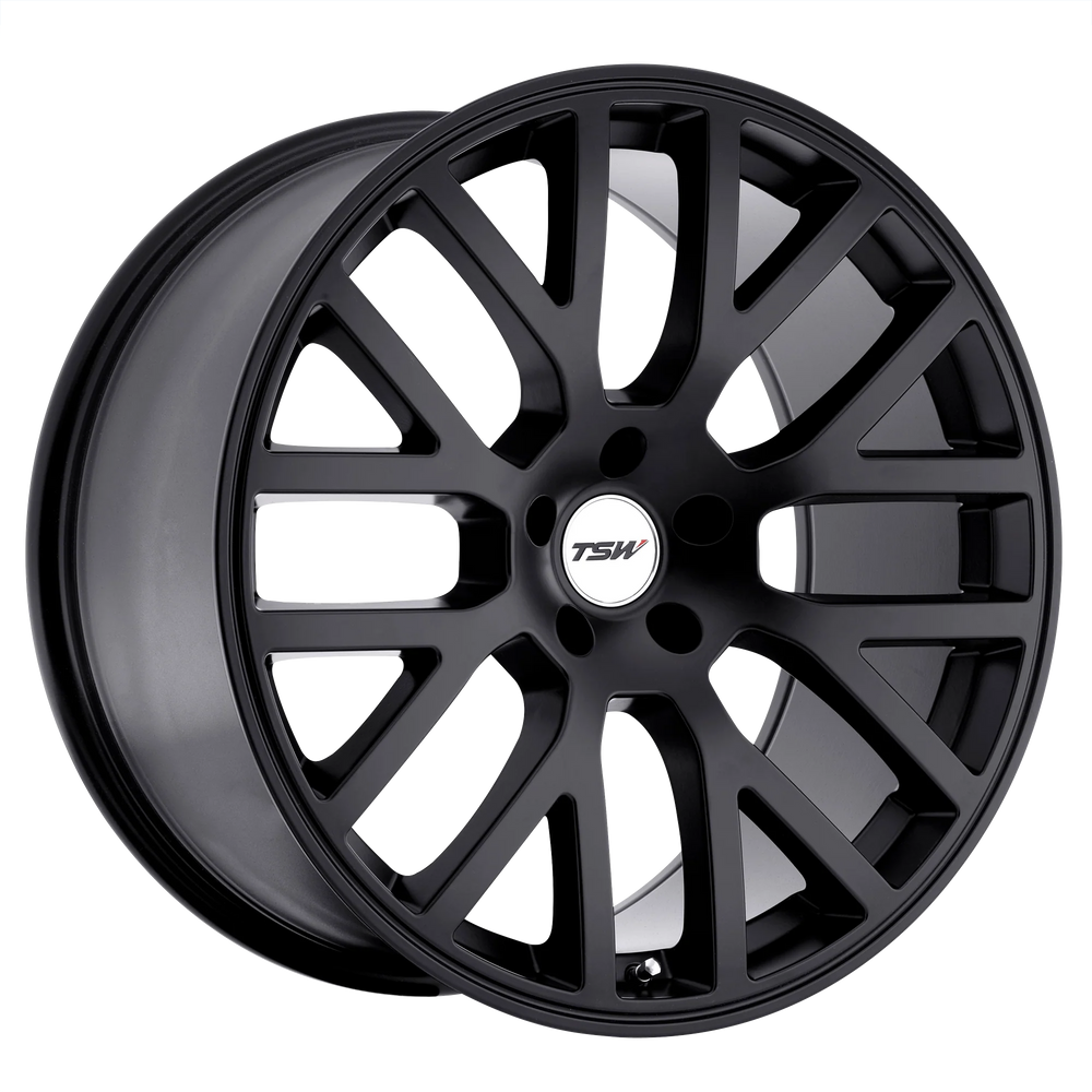 ~(43 lbs. 21X21X10)~ TSW DONINGTON 19x8.0 5/114.3 ET42 CB76.1 MATTE BLACK