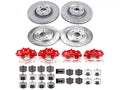 Power Stop 06-13 Chevrolet Corvette Z26 Street Kit w/ Calipers - Front and Rear