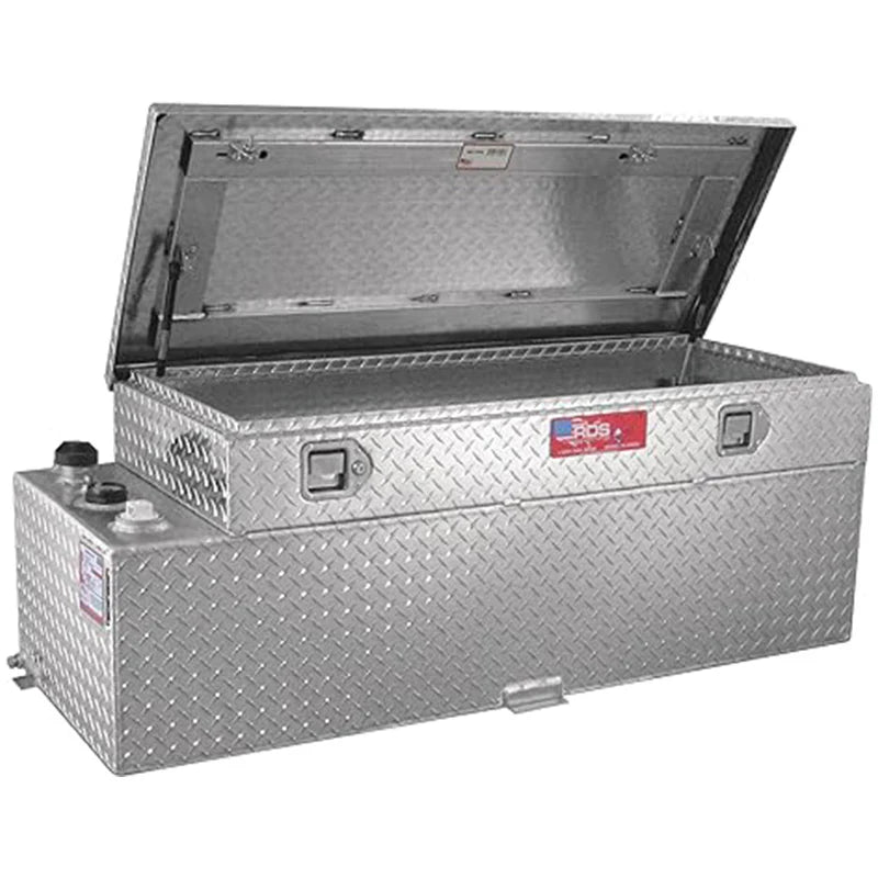 112GAL TRANSFER TANK & TOOLBOX COMBO W/G TNK 014381 ALUMINUM LONG BED ONLY