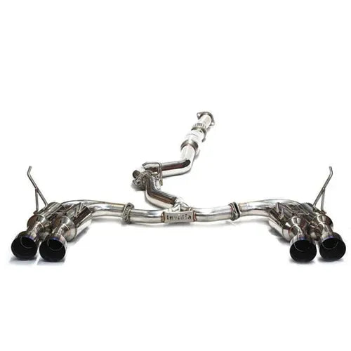 Invidia 08-14 Subaru WRX Hatchback Gemini/R400 Stainless Steel Tip Cat-back Exhaust