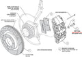 Wilwood 15-21 Toyota 4Runner Aero6-DM Red Front Brake Kit - Slotted