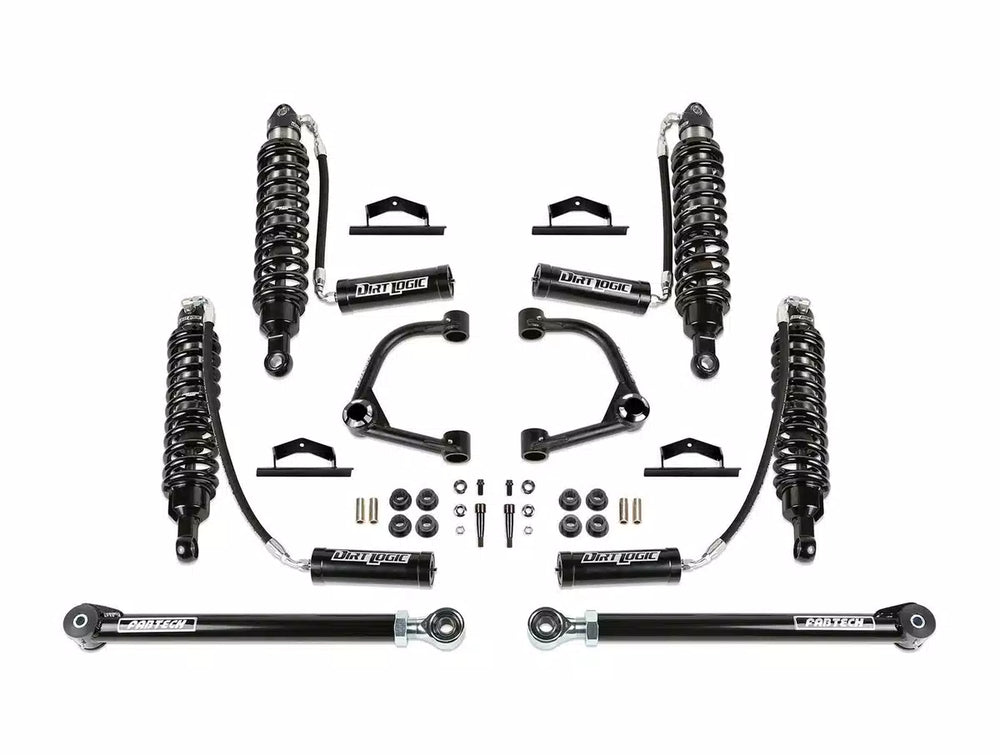 Fabtech 21-24 Ford Bronco 4Door (Bilstein) 3in UCA Kit w/ BJ & DLSS Resi Shocks