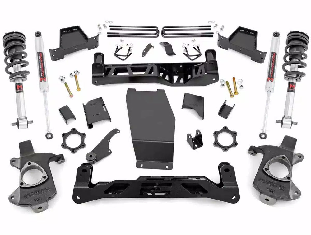 6 Inch Lift Kit Alu/Stamp Steel M1 Struts/M1 Chevy/GMC 1500 (14-18 Classic)
