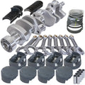 Eagle Chevy LT1 350 1Pc 3.750in Crank 6.000in I-Beam Rods 6cc Dome 4.030in Pistons Rotating Assembly