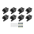MSD Ignition Coil Pro Power Series GM LS2/Ls7 Engines Black 8-Pack 2005-2013 GM Cars 5.3/6.0/7.0/8.1L W/Vin M And C 2005-2013 GM Trucks 5.3/6.0L W/ Vin G/T/U/H (8Th Digit) MSD Ignition