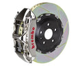 Brembo 22+ Golf R/22+ S3 Front GTR BBK 6 Piston Billet 380x34 2pc Rotor Slotted Type1 - Nickel