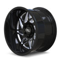 CALI OFF-ROAD GEMINI 9112 GLOSS BLACK MILLED SPOKES 20X12 8-165.1 -51MM 125.2MM