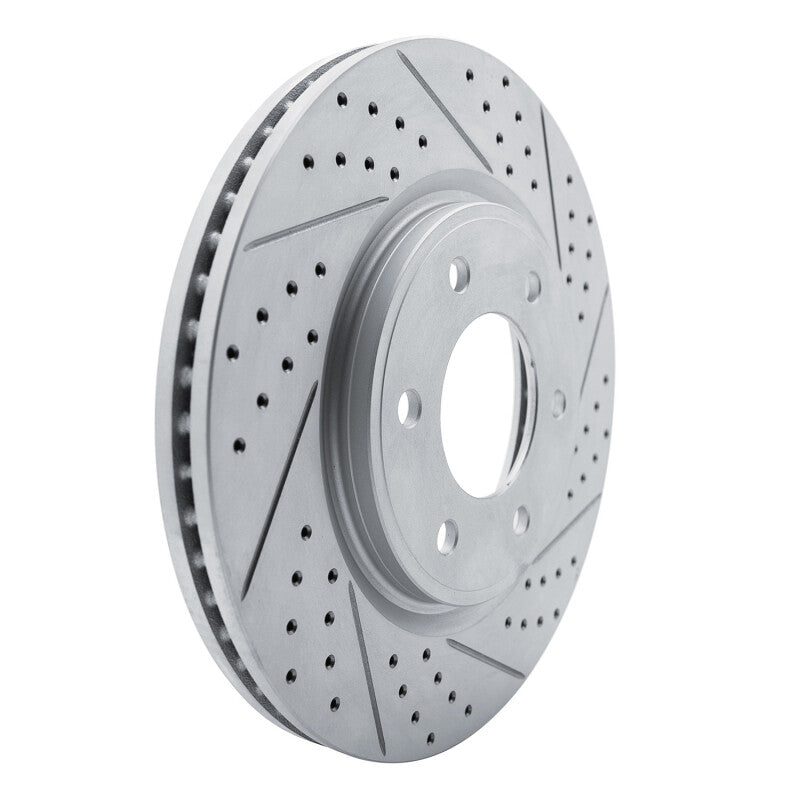 DFC 07-24 Infiniti Qx56 Front Right Drilled & Slotted Geoperformance Rotor