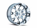 Mayhem 8015 Warrior 20x9 / 8x180 BP / 18mm Offset / 124.1mm Hub Chrome Wheel