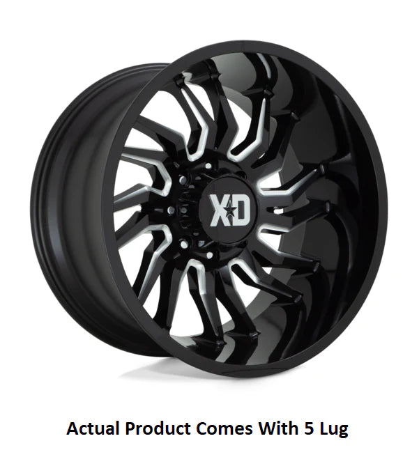 KMC Wheels black auto part