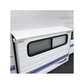 RV SLIDEOUT VINYL AWNING 129IN BLACK