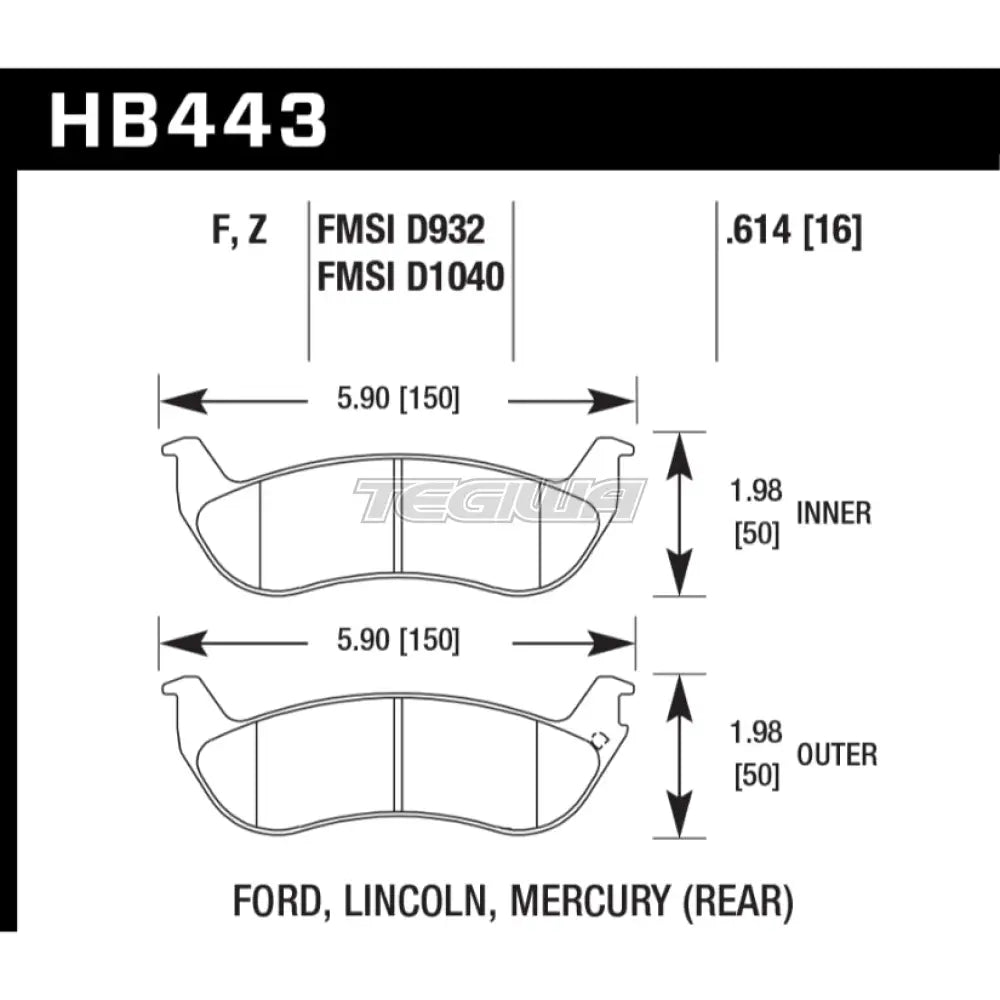 DTC-60 Motorsports Brake Pads