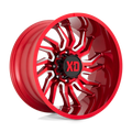 TENSION 22x12 8x170.00 CANDY RED MILLED (44 mm)