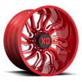 TENSION 22x12 8x170.00 CANDY RED MILLED (44 mm)