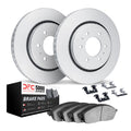 DFC 00-06 Cadillac Escalade EXT Rear Geospec Rotors with 5000 Advanced Brake Pads w/Hardware