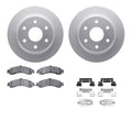 DFC 00-06 Cadillac Escalade EXT Rear Geospec Rotors with 5000 Advanced Brake Pads w/Hardware