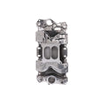 57-95 SBC Air Gap Intake Polished Dual Plane