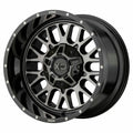 SNARE 20x9 8x165.10 GLOSS BLACK W/ GRAY TINT (0 mm)