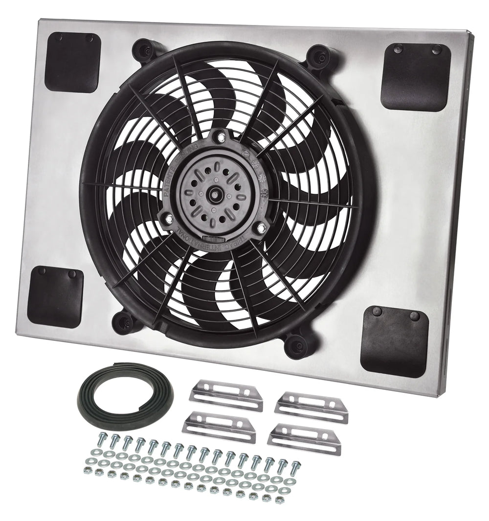 ~(11.5 lbs. 26X23X5)~ RAD Fan/Aluminum Shroud Assembly