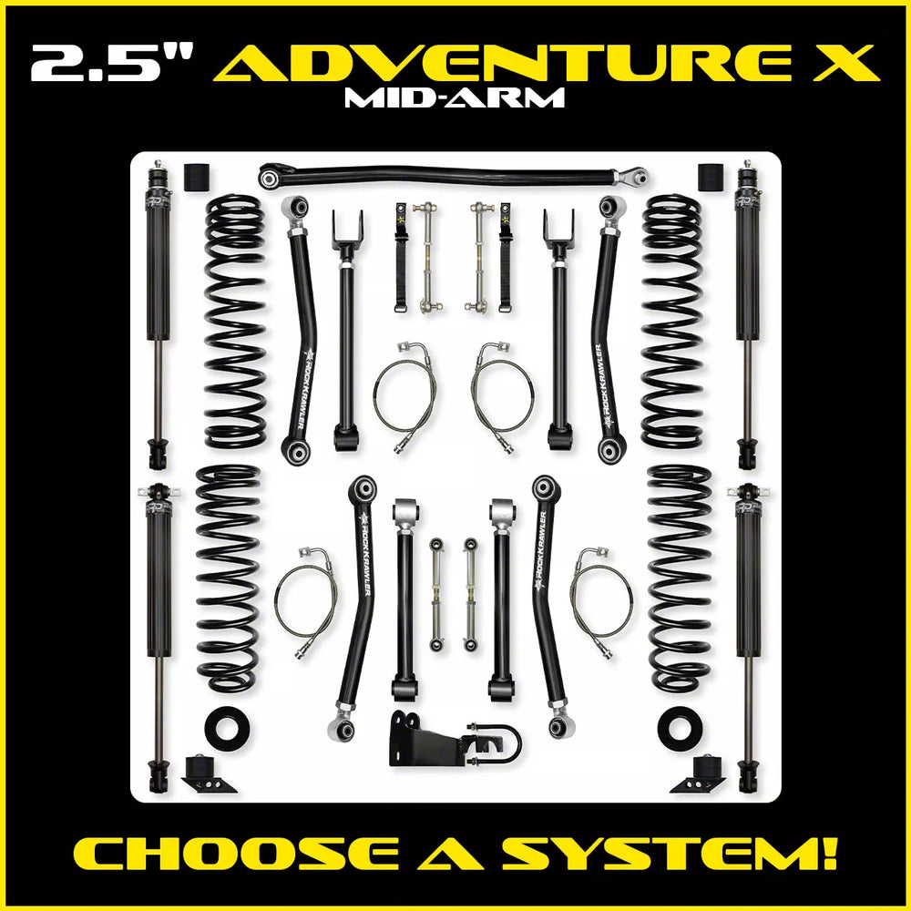 0718 WRANGLER JKU 4DOOR2.5IN ADVENTURE X SYSTEM B51