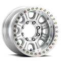 Raceline RT233 Monster 17x9.5in / 5x139.7 BP / -32mm Offset / 107.95mm Bore- Machined Beadlock Wheel