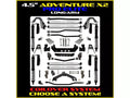 18C WRANGLER JL 2DR 4.5IN TRAIL RUNNER LONG ARM SUSPENSION W/ FAST CD ADJUSTERS