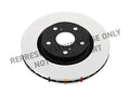 DBA 07-18 Jeep Wrangler JK Front Standard T3 4000 Series Non-Directional Rotor w/Black Hub