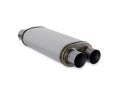 Flow Fx Muffler Flow Fx Muffler 3.00 Dual In/3.00 Dual Out Straight Through Performance Moderate Sound Stainless Steel Flowmaster