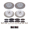 Power Stop 05-15 Nissan Frontier Front and Rear Semi-Coated Rotor Kit