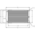 Radiator 19x31 Chevy Dual Pass No Filler