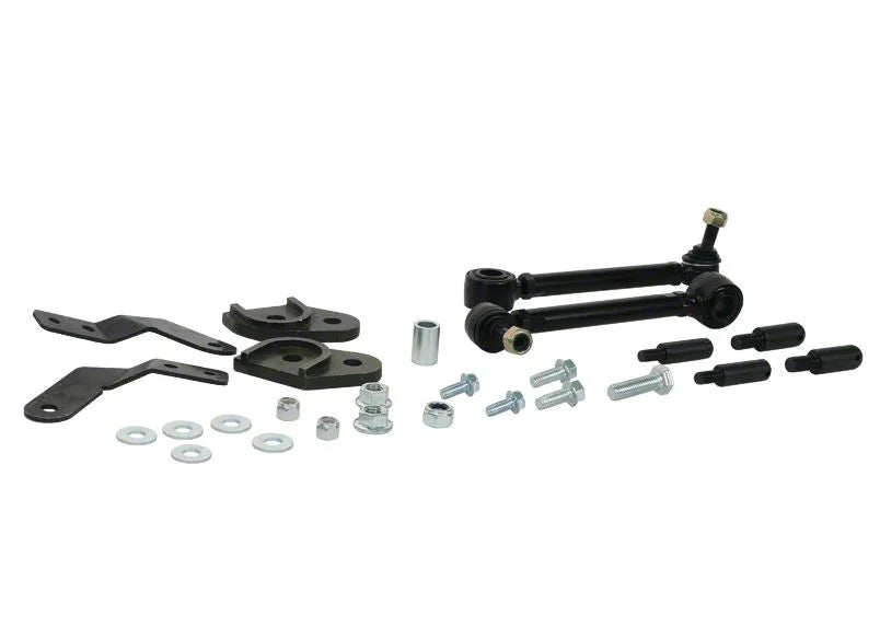 Sway bar - link kit 2 Links 4 Brackets 1 Tube 9 Bolts 5 Nuts 5 Washers Grease Install Guide