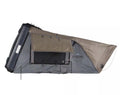Overland Vehicle Systems HD Bushveld 4 - Cantilever Hard Shell Roof Top Tent4 Person Grey Body Green Rainfly